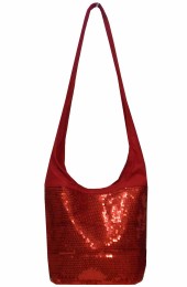 Sequin Tote Bag-SQB9005/RED